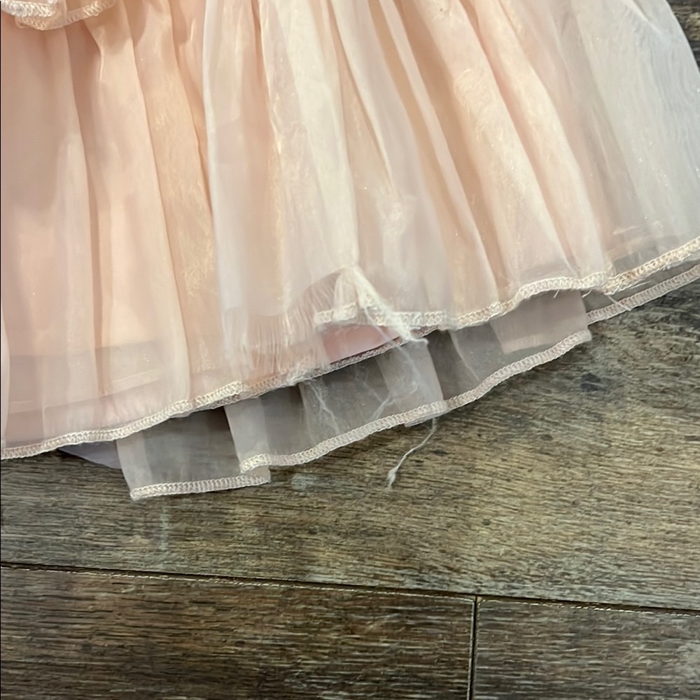 Elegant Peach Ruffled Skirt - Picture 8 of 8